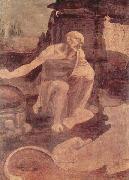 LEONARDO da Vinci Unfinished painting of St. Jerome in the Wilderness oil painting artist